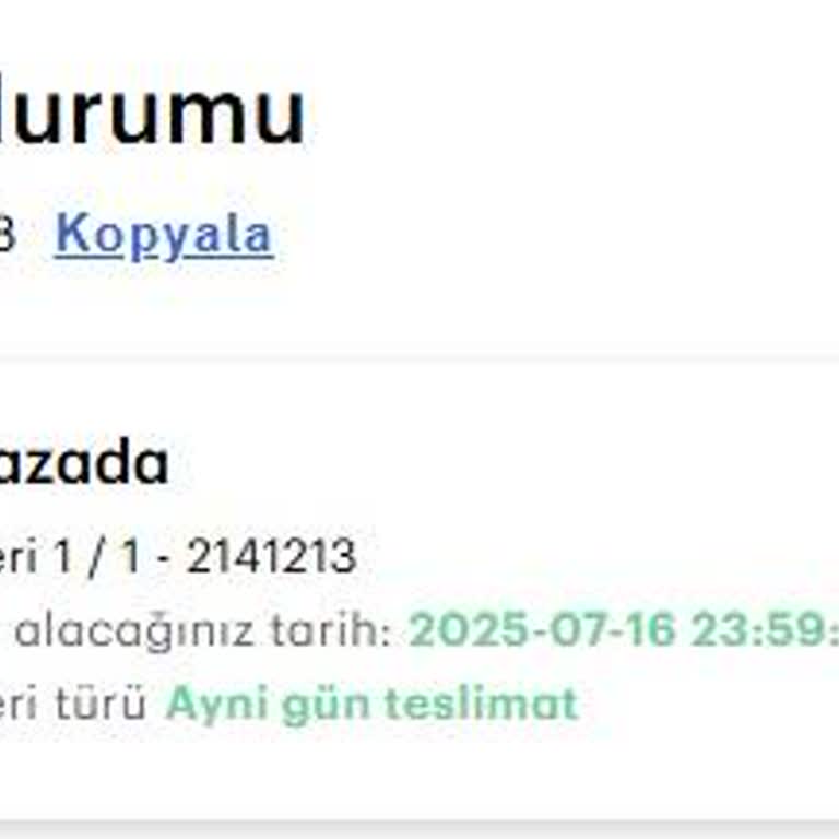 Kargoist Aynı Gün Teslimat Hayal Kırıklığı: Ne Ürün Var Ne Bilgi!