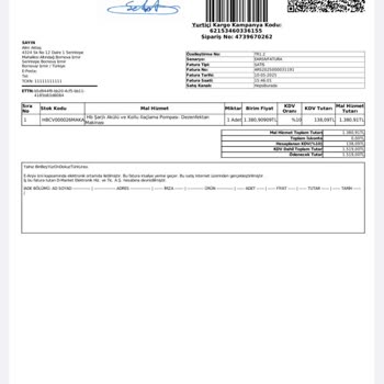 Aldığım İlaç Tulumbası Hatalı Ve Su Kaçırıyor, Değişim Talep Ediyorum