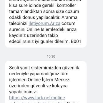 TurkNet Başvurusu Sonrası Hizmet Eksikliği Ve Mağduriyet