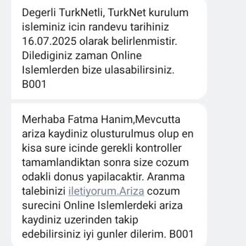 TurkNet Başvurusu Sonrası Hizmet Eksikliği Ve Mağduriyet