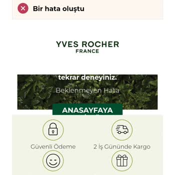 Yves Rocher Sipariş Sonrası Hesabımda Erişim Sorunu Ve Bilgilendirme Eksikliği