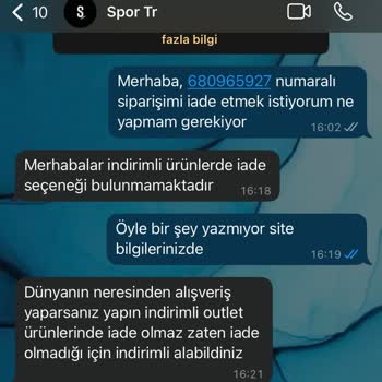 İndirimli Üründe İade Reddi Ve Olumsuz İletişim