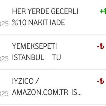 Vodafone Pay Kartımda %10 İade Eksikliği