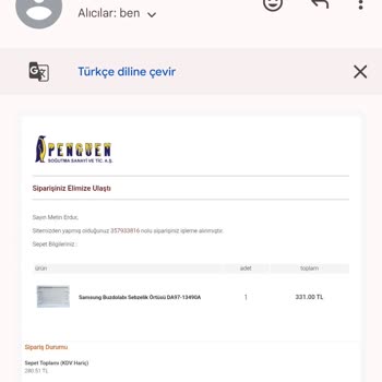 Sipariş Verilen Ürün Bir Ay Geçmesine Rağmen Gönderilmedi