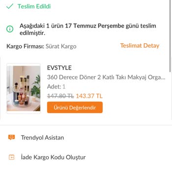 Sürat Kargo'da Teslim Edilmeyen Kargolar Ve Yanlış Sistem Kayıtları Nedeniyle Yaşanan Mağduriyet