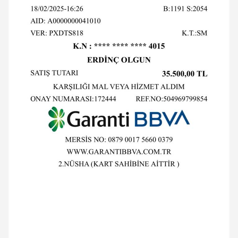 Hizmet Alınmadan Alınan Ücretin İadesi Reddedildi