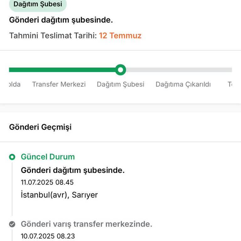 PTT Kargo Sarıyer Şubesi Trendyol Kargomu 6 Gündür Şubede Bekletiyor