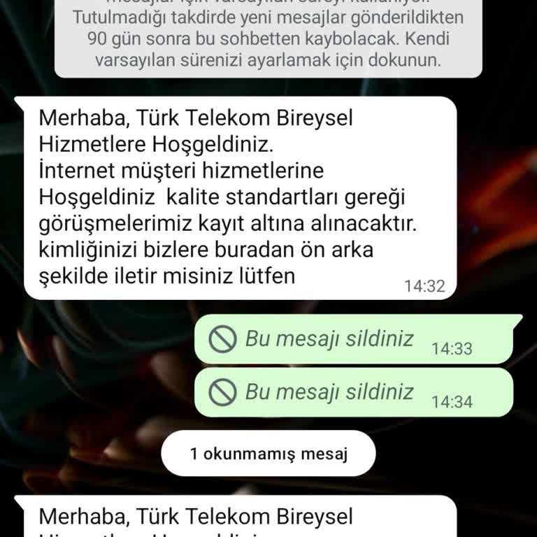 Kimlik Bilgilerimle Yapılan Sahte Müşteri Hizmetleri Araması