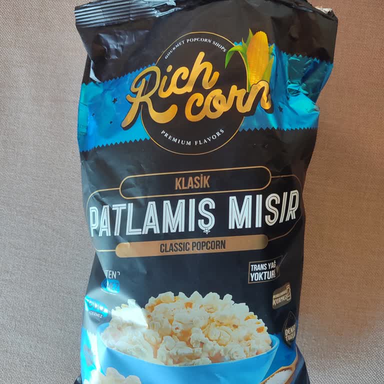 Richcorn Patlamış Mısır Tuzlu Olması