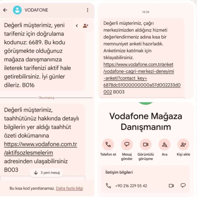 Vodafone Hattımda İzinsiz Taahhüt Yenilemesi Sorunu
