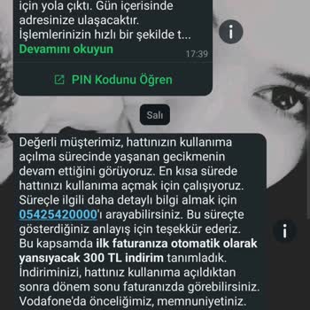 Vodafone Numara Taşıma Sürecinde Bilgilendirme Eksikliği Ve Mağduriyet