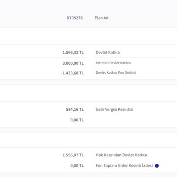 BES Hesabımdan Haksız Ertelenmiş Giriş Aidatı Kesintisi Yapılıyor