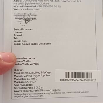 Karaca Dik Süpürge Turbo Başlık Yedek Parçası Bulunamıyor, Mağduriyet Yaşıyorum