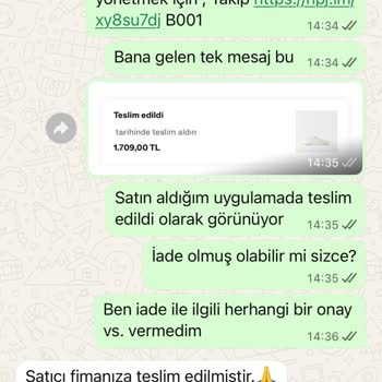 Onayım Olmadan Kargom Geri Gönderildi!