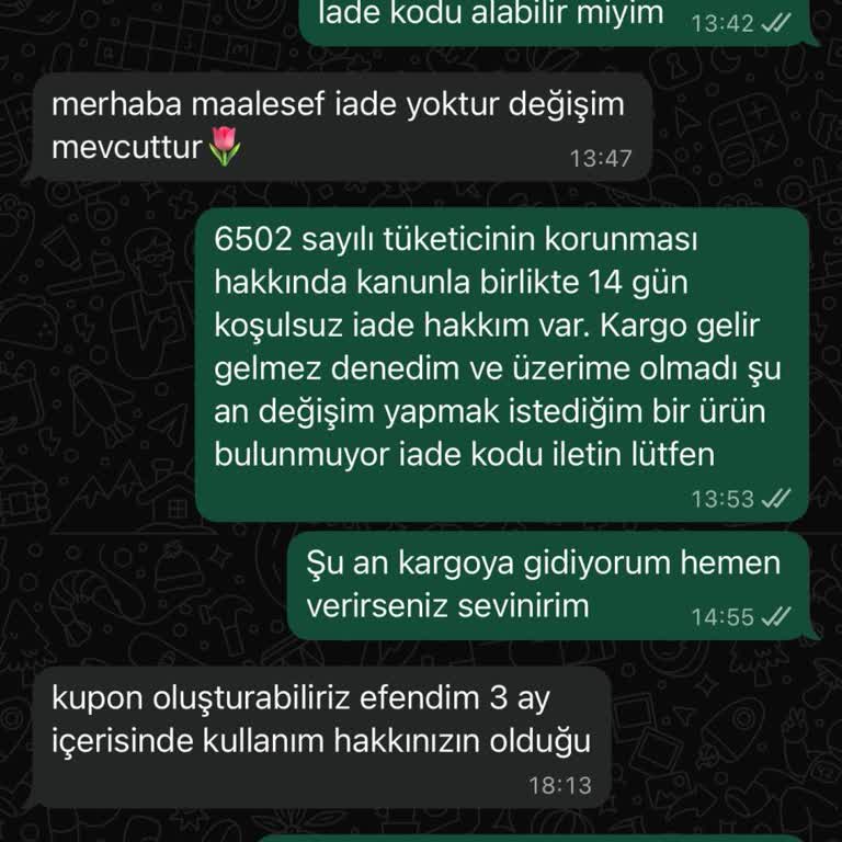 İade Hakkı Yok Mağduriyetimi Kim Çözecek