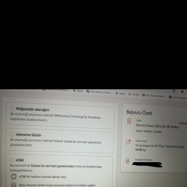 Vodafone Başvuru Sürecindeki Gecikme ve 1400 TL'lik Fatura Mağduriyeti