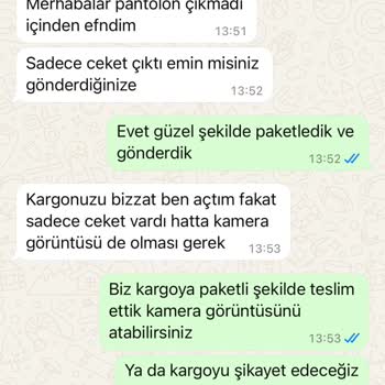 Eksiksiz İade Ettiğim Ürün İçin Haksız Eksik Gönderim İddiası