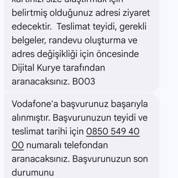 Vodafone'a Numara Taşıma Sürecinde Sistem Hatası Ve Yetersiz Destek