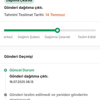 Sürat Kargo Şubesi Teslimat Gecikmesi Ve Yetersiz Bilgilendirme