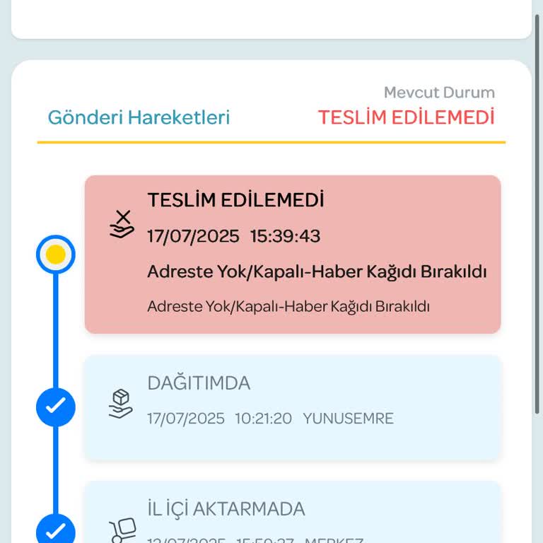 PTT Kargo Teslimatında İletişim Ve Ulaşım Sorunu