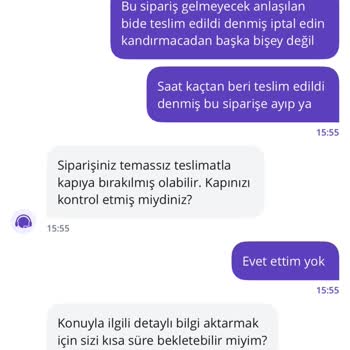 Teslim Edilmeden Teslim Edildi Gösterilen Pizza Siparişi Ve Çözüm Eksikliği