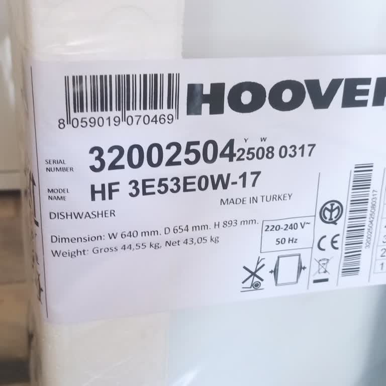 Hoover Bulaşık Makinesi Kurulumu Yapılmadı, Servis Hizmeti Yetersiz