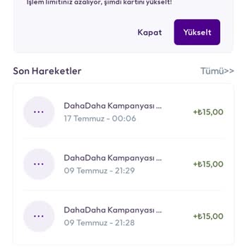 Yüklenen Puanlar Bakiyeye Yansımıyor