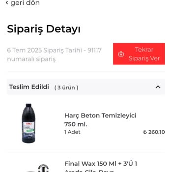 Harç Beton Temizleyici Aracımın Boyasına Zarar Verdi