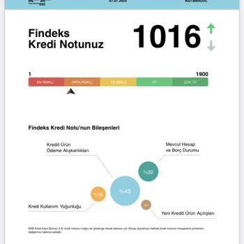 Findeks Risk Raporunda Anlamsız Puan Düşüşü Ve Şeffaflık Eksikliği