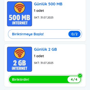Kazandirio Kampanyasından Kazanılan 2 GB İnternet Hattıma Tanımlanmadı
