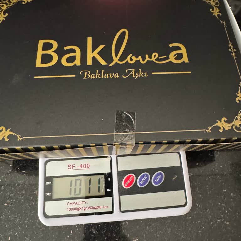 Eksik Gramajlı Ürün Ve Kutu Ağırlığına Tatlı Ücreti Ödemek İstemiyorum
