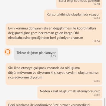 DHL Teslimatında Sürekli Adres Sorunu Ve Yetersiz Müşteri Hizmeti