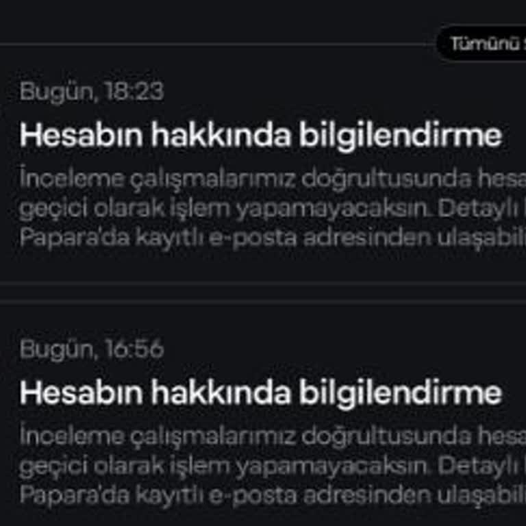 Papara Hesabım 50 Gündür Sebepsiz Kısıtlandı: Paramı Alamıyor, Net Bir Açıklama Ve Çözüm Bekliyorum