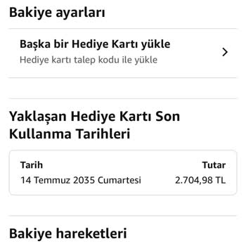 Amazon Hesabım Açılmıyor, Hediye Bakiyem İade Edilmiyor
