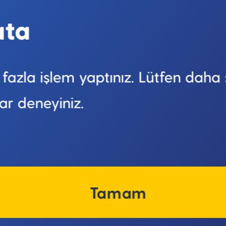 Turkcell Mobilde 50 GB Paket Yüklenmiyor Sürekli Hata Alıyorum