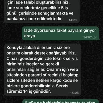 Yenilenmiş Telefonda Süreç Yönetimi Ve Kamera Sorunu Mağduriyeti