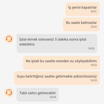 Trendyol GO Damacana Siparişim 1 Günden Fazla Süredir Teslim Edilmiyor