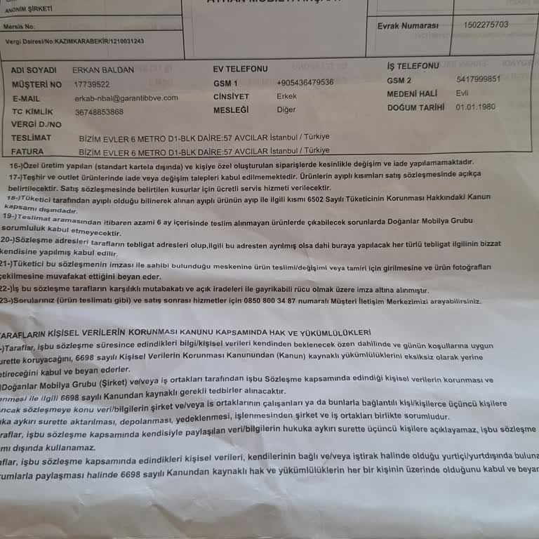 Eksik Teslimat, Bilgi Yok; Müşteri Mağduriyetimiz Sürüyor