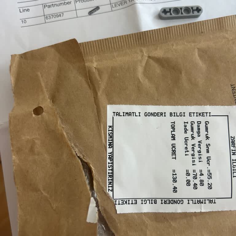 Eksik Lego Parçası İçin Haksız Gümrük Vergisi Talebi