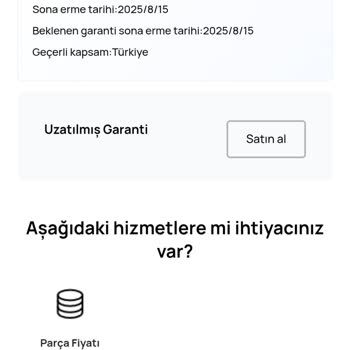 Garanti Süresi Bitmeden Yüksek Onarım Ücreti Ve İlgisiz Müşteri Hizmetleri