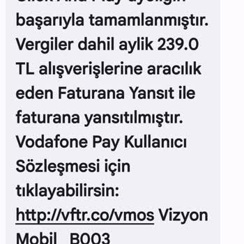 Habersiz Vizyon Mobil Ücreti Ve Anlaşılmaz Bildirimler