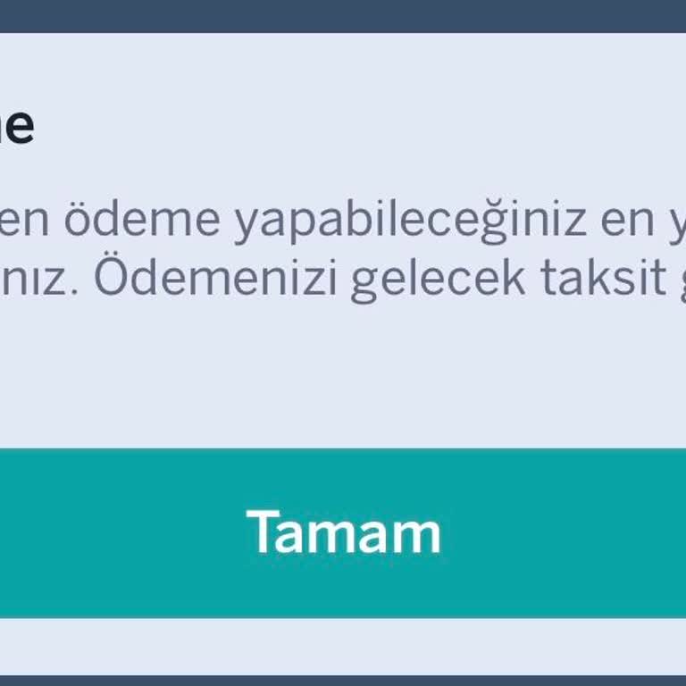 Garanti Bankası'nda Erken Kredi Taksit Ödemesi Engelleniyor
