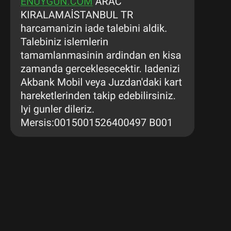 Enuygun.com Ödeme Anında Alındı, Araç Verilmedi: Paramın İadesi İçin Bekletiliyorum