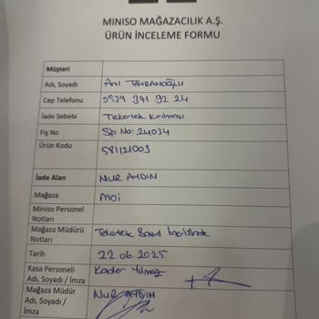 Miniso Ve Albatros Arasında Garanti Sürecinde Mağduriyet Ve Yanlış Yönlendirme