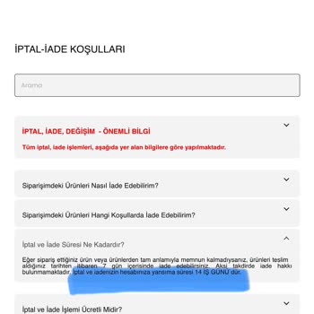 Sipariş Gecikmesi, Haksız Kesinti Ve İade Sorunu Yaşadım