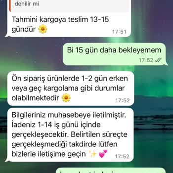 Siparişin Teslim Edilmemesi Ve İade Sürecinde Yaşanan İletişim Sorunları
