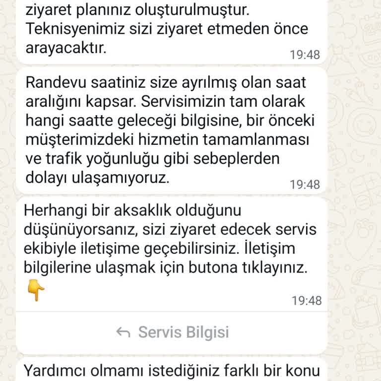 Regal Klima Montaj Servisi Randevusuna Uymadı Ve Bilgilendirme Yapmadı