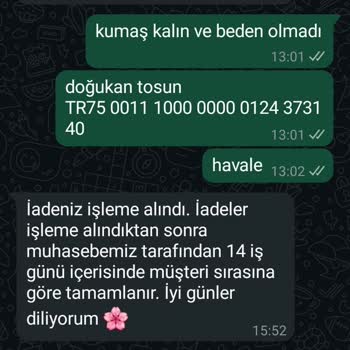 İade Ücretim Hala Hesabıma Yatmadı