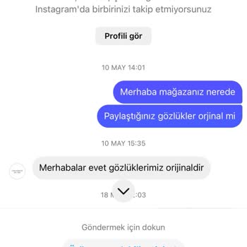 Satıcıdan Alınan Gözlüğün Orijinalliği Ve İade Sorunu