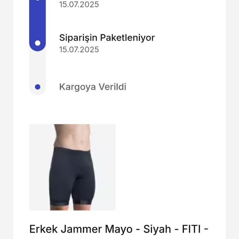 Siparişin Kargoya Verilmemesi Ve Yarış Öncesi Teslimat Endişesi